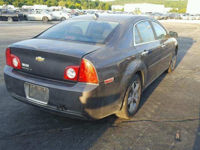1G1ZC5E09CF369115 - 2012 CHEVROLET MALIBU 1LT SILVER photo 4