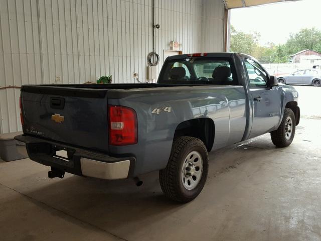 1GCNKPE05DZ111162 - 2013 CHEVROLET SILVERADO BLUE photo 4