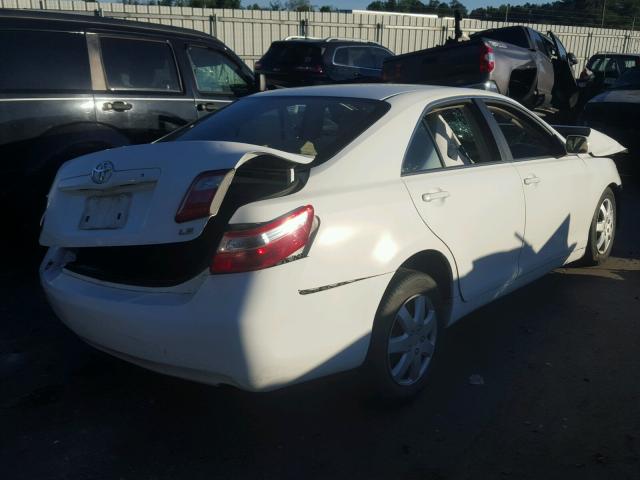 4T1BE46K79U806123 - 2009 TOYOTA CAMRY BASE WHITE photo 4