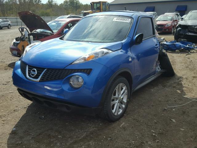 JN8AF5MR8CT114263 - 2012 NISSAN JUKE S BLUE photo 2