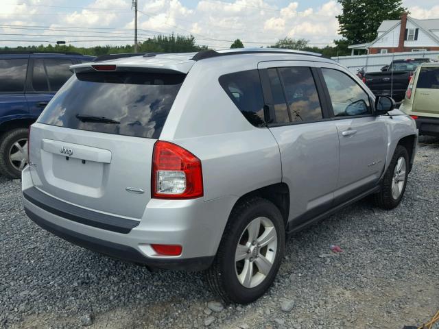 1J4NF1FBXBD218794 - 2011 JEEP COMPASS SP SILVER photo 4