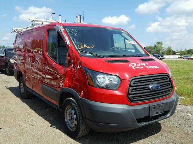 1FTNR1ZM1FKB21432 - 2015 FORD TRANSIT T- RED photo 1