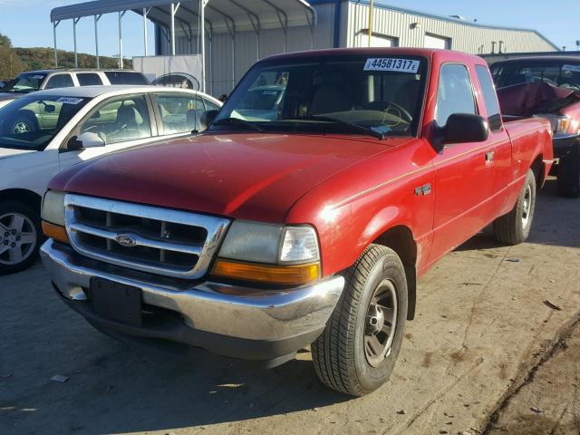 1FTYR14V2XTB05779 - 1999 FORD RANGER SUP RED photo 2