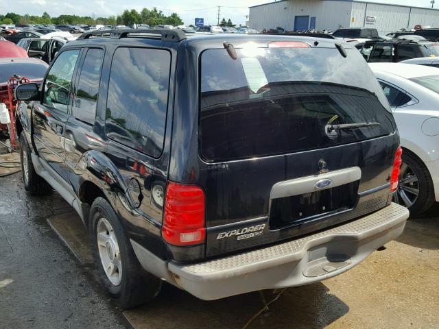 1FMZU70E83UC12878 - 2003 FORD EXPLORER S BLACK photo 3