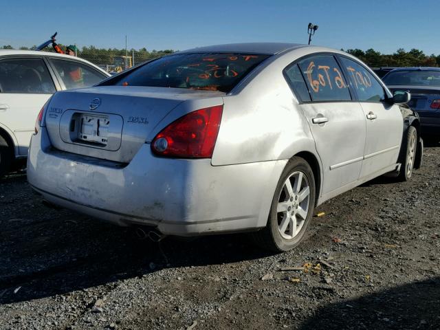 1N4BA41E05C874237 - 2005 NISSAN MAXIMA SE SILVER photo 4