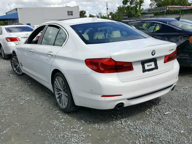 WBAJA5C31HG896393 - 2017 BMW 530 I WHITE photo 3