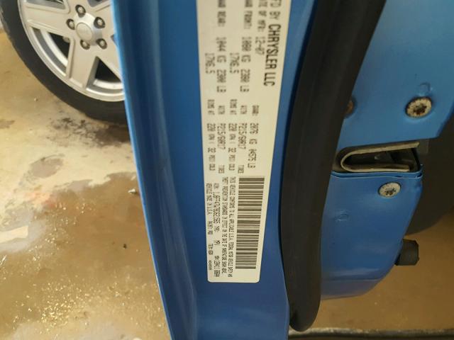 1J8FF47W78D621565 - 2008 JEEP COMPASS SP 蓝色 照片 10