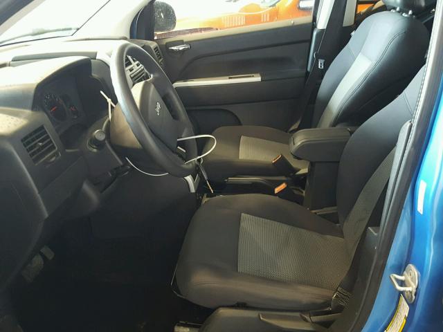 1J8FF47W78D621565 - 2008 JEEP COMPASS SP 蓝色 照片 5