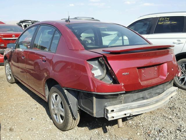 1G8AJ55F16Z203005 - 2006 SATURN ION LEVEL RED photo 3