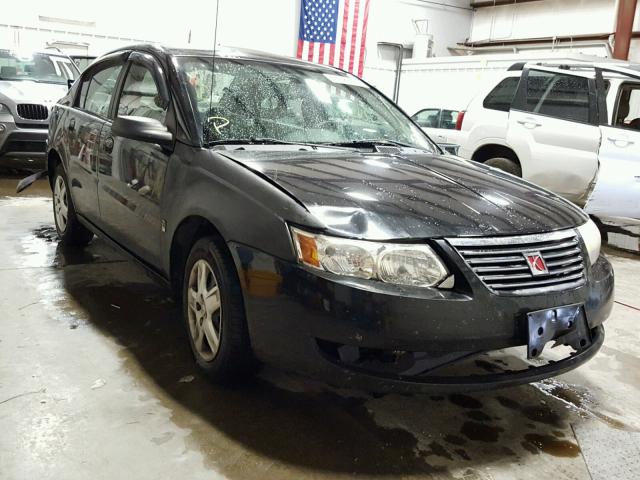 1G8AJ58F97Z145738 - 2007 SATURN ION LEVEL BLACK photo 1
