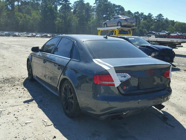 WAUBGAFL5AA087141 - 2010 AUDI S4 PREMIUM BLUE photo 3