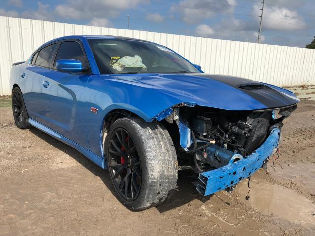 2C3CDXEJ2GH241421 - 2016 DODGE CHARGER SR BLUE photo 1