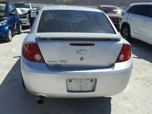 1G1AM55B067724196 - 2006 CHEVROLET COBALT SS SILVER photo 9