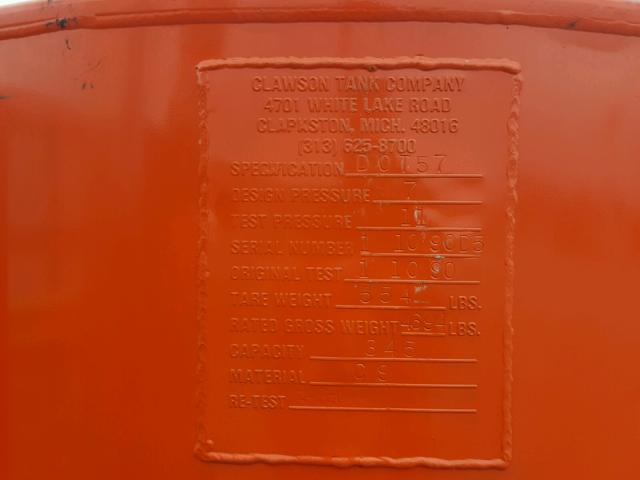 PE21 - 2013 FUEL TANK 345G ORANGE photo 10