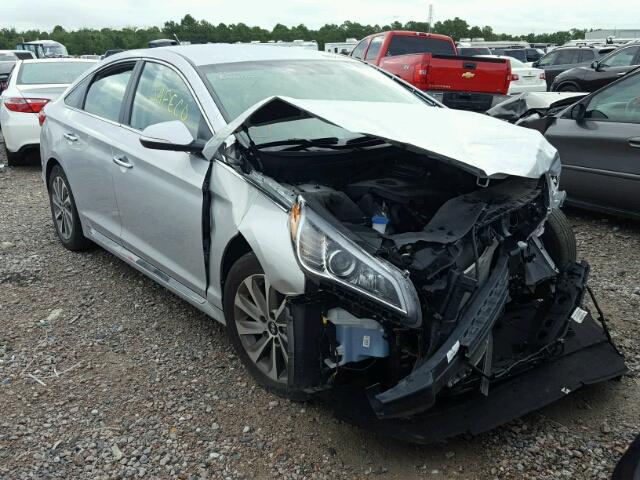 5NPE34AF0FH098160 - 2015 HYUNDAI SONATA SPO SILVER photo 1