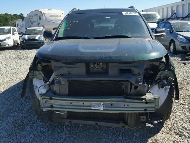 1FM5K7D85DGB12312 - 2013 FORD EXPLORER X GREEN photo 9