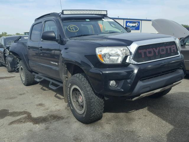 5TFLU4EN1CX045702 - 2012 TOYOTA TACOMA DOU BLACK photo 1