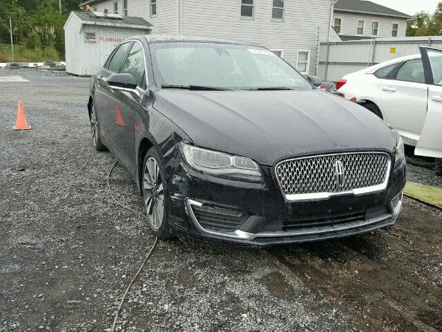 3LN6L5MUXHR602729 - 2017 LINCOLN MKZ HYBRID BLACK photo 1