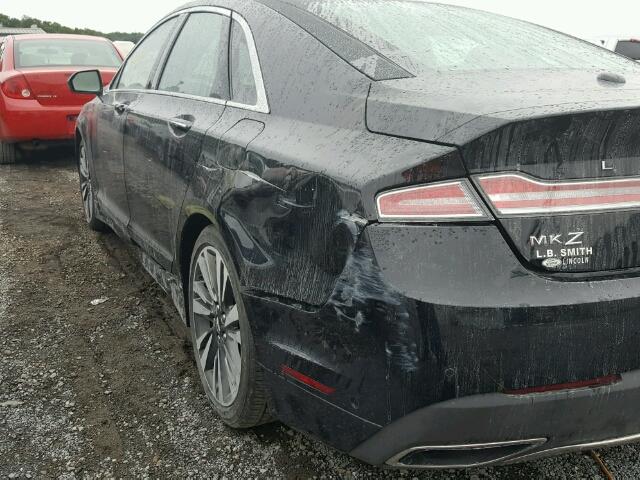 3LN6L5MUXHR602729 - 2017 LINCOLN MKZ HYBRID BLACK photo 9