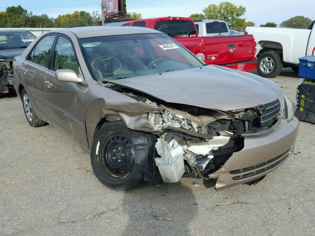 4T1BE30K73U246713 - 2003 TOYOTA CAMRY TAN photo 1