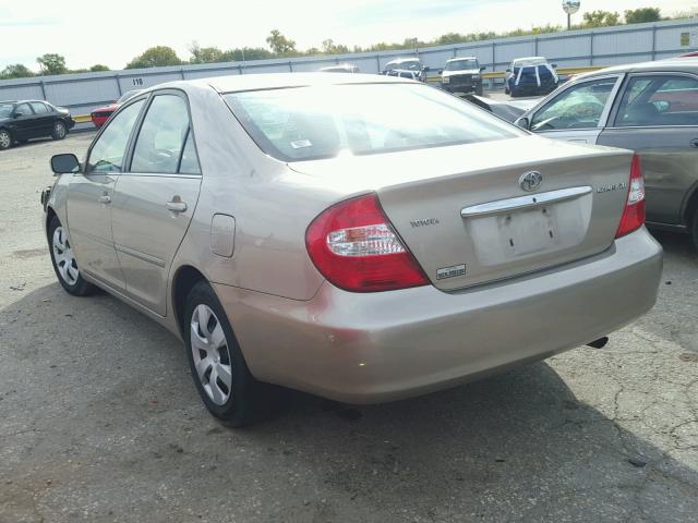 4T1BE30K73U246713 - 2003 TOYOTA CAMRY TAN photo 3