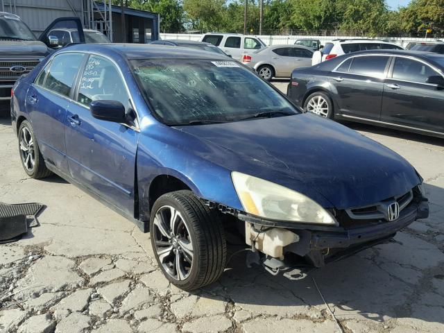 1HGCM56333A081625 - 2003 HONDA ACCORD LX BLUE photo 1