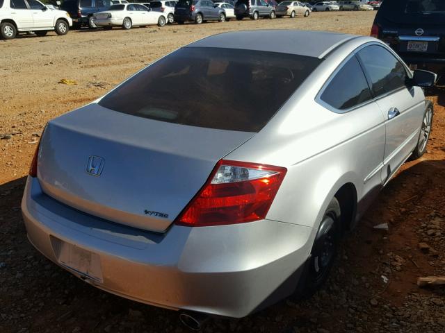 1HGCS1A71AA003690 - 2010 HONDA ACCORD EX 银色 照片 4