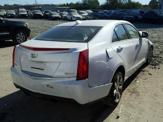 1G6AH5RX5F0111715 - 2015 CADILLAC ATS LUXURY WHITE photo 4