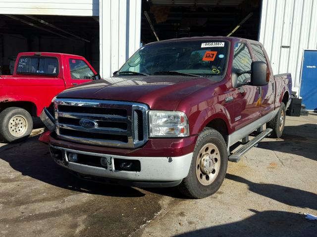 1FTSW20P36EB31533 - 2006 FORD F250 SUPER RED photo 2