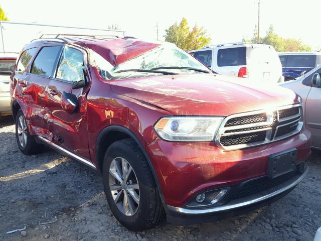 1C4RDJDG6EC585861 - 2014 DODGE DURANGO LI RED photo 1