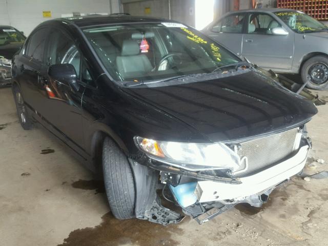 2HGFA1F96BH518066 - 2011 HONDA CIVIC EXL BLACK photo 1