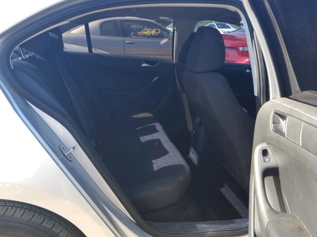 3VW2K7AJ1FM346838 - 2015 VOLKSWAGEN JETTA BASE 银色 照片 6