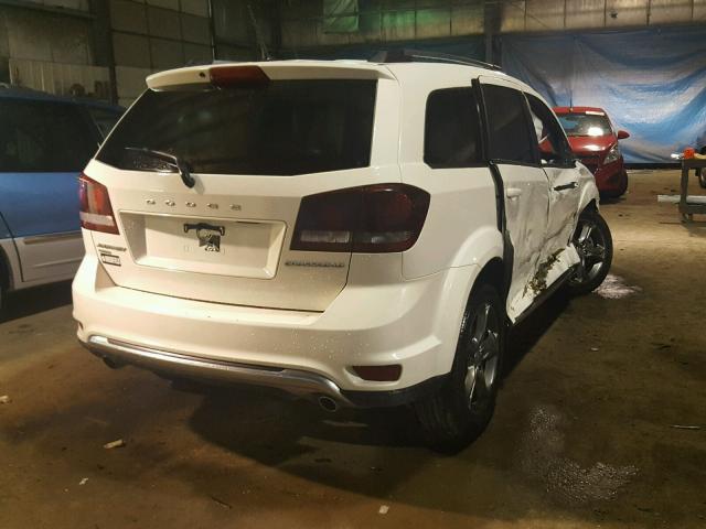 3C4PDDGG0GT243107 - 2016 DODGE JOURNEY CR WHITE photo 4