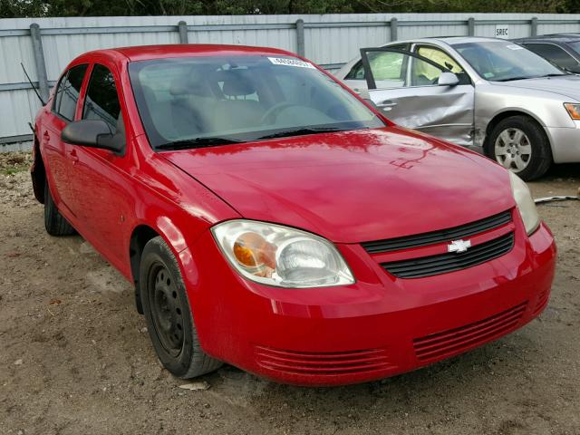 1G1AK55F267632709 - 2006 CHEVROLET COBALT LS RED photo 1