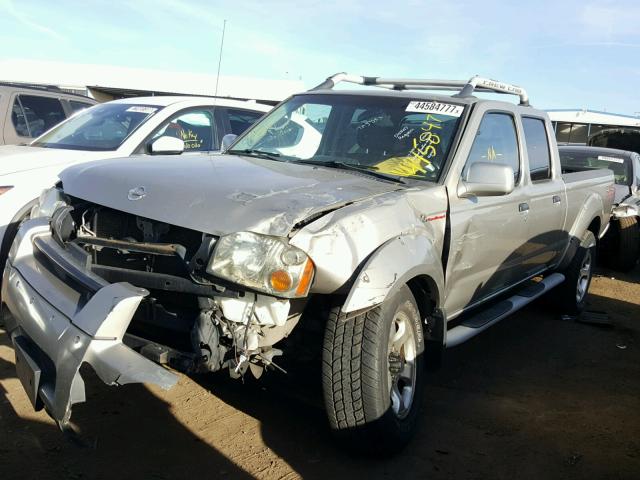 1N6MD29Y62C357871 - 2002 NISSAN FRONTIER C GRAY photo 2