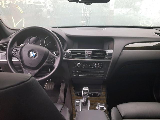 5UXWX7C51E0E79320 - 2014 BMW X3 XDRIVE3 BLACK photo 9