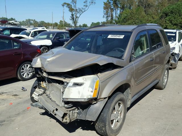 2CNDL13F686325703 - 2008 CHEVROLET EQUINOX BROWN photo 2