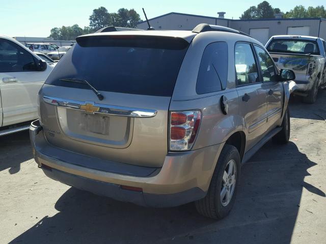 2CNDL13F686325703 - 2008 CHEVROLET EQUINOX BROWN photo 4