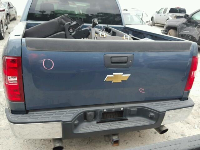 3GCEC33089G207450 - 2009 CHEVROLET SILVERADO BLUE photo 10