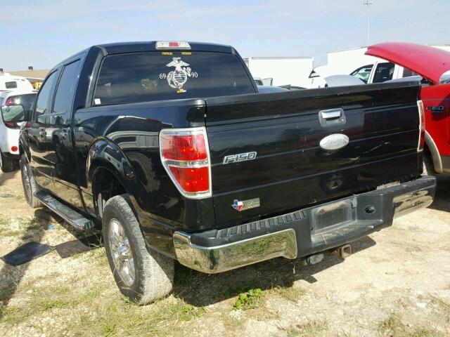 1FTFW1CT7BFB61224 - 2011 FORD F150 SUPER BLACK photo 3