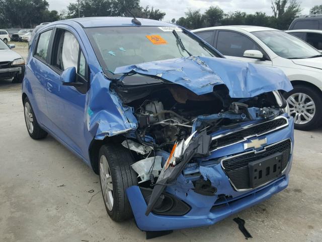 KL8CD6S91DC544147 - 2013 CHEVROLET SPARK 1LT BLUE photo 1