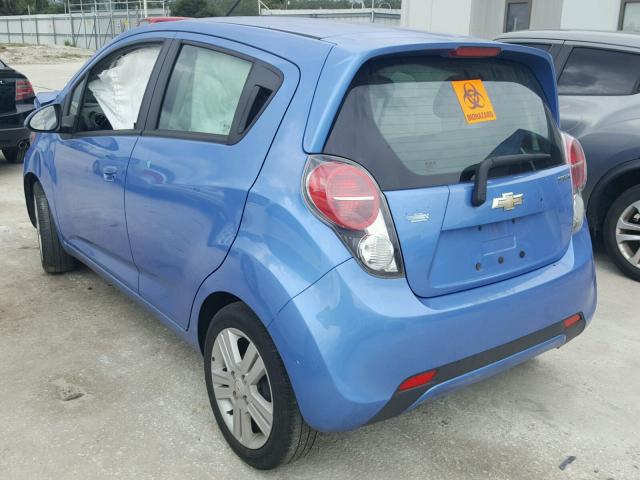 KL8CD6S91DC544147 - 2013 CHEVROLET SPARK 1LT BLUE photo 3