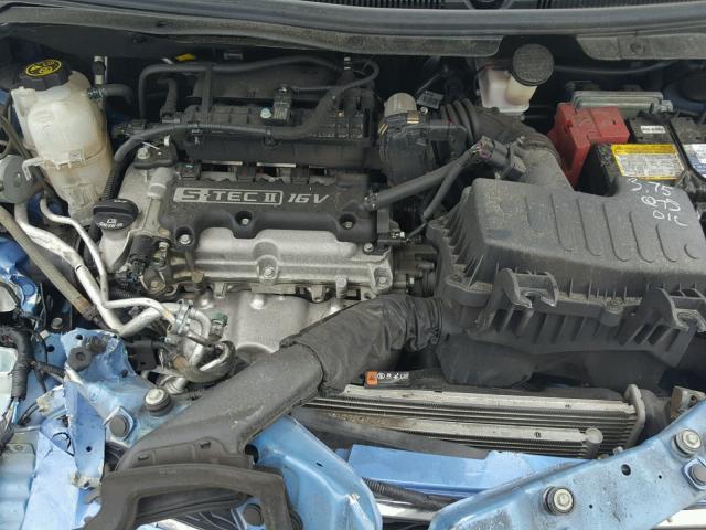 KL8CD6S91DC544147 - 2013 CHEVROLET SPARK 1LT Синий фото 7