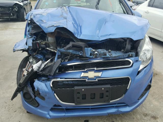 KL8CD6S91DC544147 - 2013 CHEVROLET SPARK 1LT BLUE photo 9