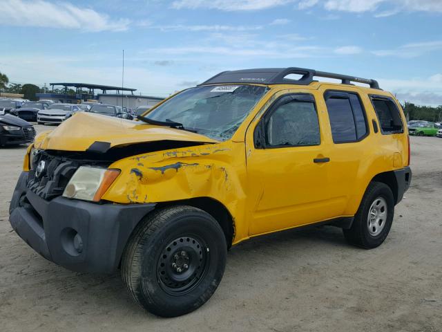 5N1AN08U08C502848 - 2008 NISSAN XTERRA OFF YELLOW photo 2