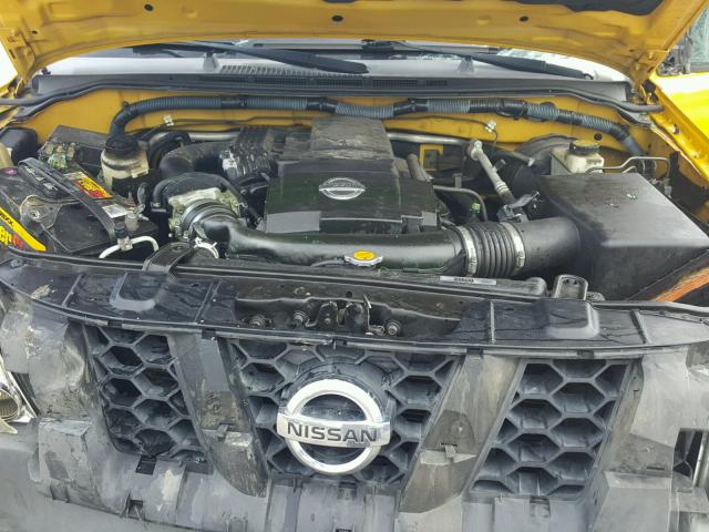 5N1AN08U08C502848 - 2008 NISSAN XTERRA OFF YELLOW photo 7