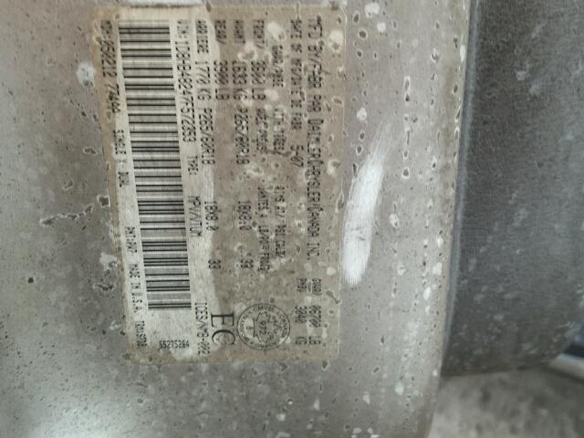 1D8HB48247F572353 - 2007 DODGE DURANGO SL WHITE photo 10