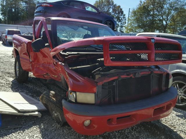 1B7HC16Z1YS576413 - 2000 DODGE RAM 1500 RED photo 1