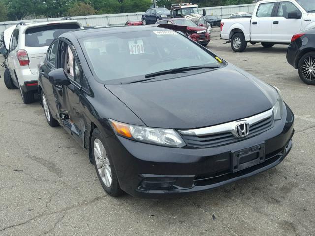 19XFB2F99CE056214 - 2012 HONDA CIVIC EXL 黑色 照片 1