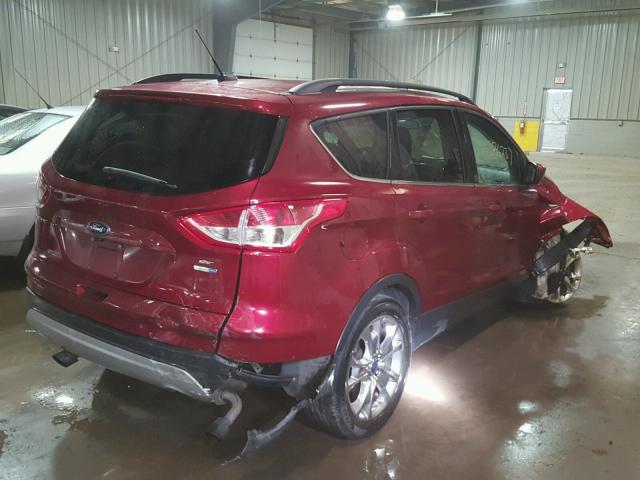 1FMCU9G9XEUB84109 - 2014 FORD ESCAPE SE MAROON photo 4